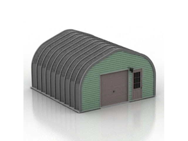 Free Hangar N35 3D model For Architecture 3Ds Max Model Download
